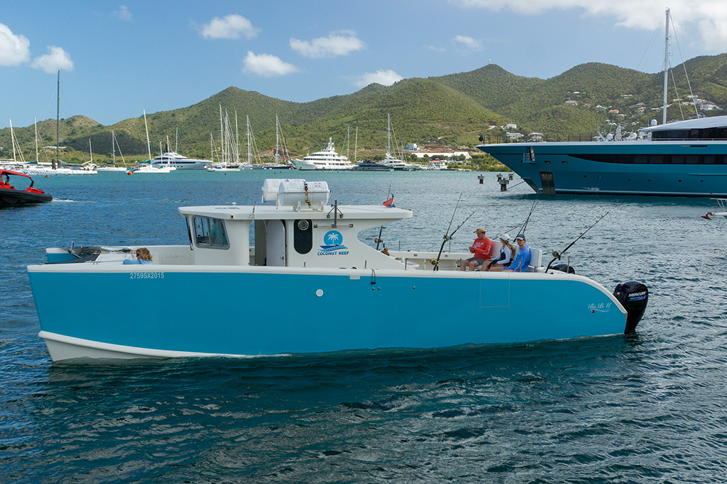 Fishing with Coconut Reef aboard Blu Bi U